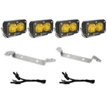 Baja Designs Fog Pocket Light Kit Dual S2 Sport Cornering Pattern Amber Lens. Fixed Price $597.95.