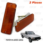 For Toyota Hilux MK2 LN50 56 60 1984 '88 Pair Front Bumper Lights Lamp Orange. Fixed Price $40.59.