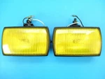 Top Quality Piaa 40 Square Fog Lamp H3 Bulb Old Car Showa Yellow Lens AE86. Fixed Price $563.74.