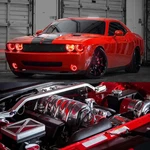 2008,14 Dodge Challenger Remote Oracle Rgb Led Halo Headlights Projector Kit. Fixed Price $332.00.