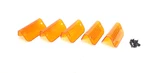 (5) Brock's Lund Moonvisor Replacement Light Lenses Amber Orange Sun. Fixed Price $74.95.