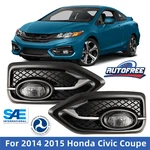 Fog Lights For 2014 2015 Honda Civic Coupe Door Bumper Lamps Wiring Kit. Fixed Price $78.99.