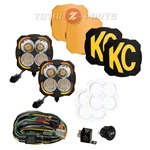 Kc Hilites Flex Era 4 Led Combo Lights Pair, Wiring, Spot Lenses, Amber Covers. Fixed Price $749.97.