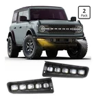 30 Led Fog Lights Kit Ford Bronco 2021-2025 Modular Bumper White Drl Amber. Fixed Price $100.00.