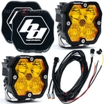 Baja Designs Squadron 2.0 Sport Pair Amber Driving/combo, Wiring, Rock Guards. Fixed Price $319.85.