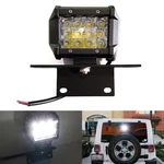 36W Led Pod Light W/ Above 3RD Brake Bracket, Wiring For 07-17 Jeep Wrangler Jk. Fixed Price $41.09.