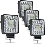 Led Tractor Work Lights, Inch Pods 123W Square 12V 24V Spot 4PCS. Fixed Price $41.58.
