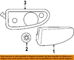 Chrysler Oem 06-10 Pt Cruiser Front Fog Lamps-lamp Bezel 5116212AB. Fixed Price $35.22.