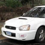 Fit 2004-2005 Subaru Impreza Wrx Sti White Fog Lights Bezel Bumper Cover Trim. Fixed Price $53.95.