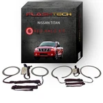 Red Angel Eye Led Halo Ring Kit For 2004-2014 Nissan Titan Headlights. Fixed Price $132.30.
