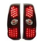 Winjet 1999-2006 Silverado 1999-2003 Sierra Led Tail Light Gloss Black Clear. Fixed Price $104.39.