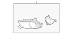 Genuine Mazda Fog Light Trim TK22-50-C11. Fixed Price $11.48.