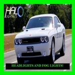 2008-2014 Dodge Challenger White Led Headlight+fog Halo Kit Set By Oracle. Fixed Price $381.99.
