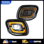 Pair Yellow Led Fog Lamp Set For Freightliner Cascadia 2008-2017 Left Right Side. Fixed Price $88.57.