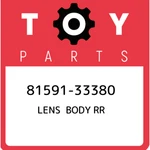 81591-33380 Toyota Lens Body Rr 8159133380, New Genuine Oem Part. Fixed Price $255.96.