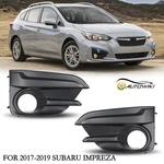 Pair Fog Light Front Bumper Lamp Bezels Cover For 2017 2018 2019 Subaru Impreza. Fixed Price $30.99.