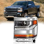 For 2016-2018 Chevy Silverado 1500 Hid/xenon Headlight Driver Left Side 16-19. Fixed Price $80.99.