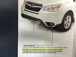 2016 Subaru Forester Oem Factory Fog Light Lamp Kit Black Int H4510SG110 Genuine. Fixed Price $212.00.