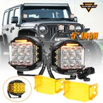 Auxbeam 2X 5" Side Shooter Led Work Light Spot Pods Drl Lamp For Dodge Ram 1500. Fixed Price $169.99.
