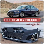 For Audi A4 Premium Plus 2022 2023 2024 Front Bumper Complete Assembly Set. Fixed Price $823.00.