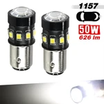 2X 1157 6000K White 2835 Led Front Turn Signal Blinker Corner Lights Bulbs. Fixed Price $12.14.
