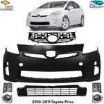 Front Bumper Cover Fascia & Grille Assembly Kit For 2010-2011 Toyota Prius. Fixed Price $365.41.