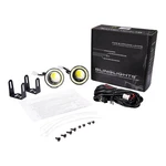 Inch White Led W/ Halo Round Angel Eye Fog Driving Lamp Light Kit 3". Fixed Price $127.45.