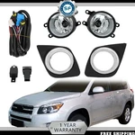Fog Lights W/bulb+harness+switch Pair For Toyota RAV4 2009-2012 Bumper Chrome. Fixed Price $29.20.