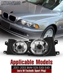 Fog Lights For 2001-2003 Bmw Series 525I 530I 540I Lamps Clear Lens Pair. Fixed Price $35.99.