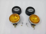 Pair Hella Yellow Fog Lamp With Cover Bulb H3 Halogen Universal Fit. Fixed Price $60.45.