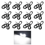 Rock Lights White 12 Pods 18LEDS 210 Degree Wide Angle IP68 Waterproof Al.... Fixed Price $91.88.