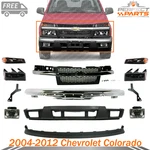 Front Bumper Chrome + Grille & Headlights Kit For 2004-12 Chevrolet Colorado. Fixed Price $636.00.
