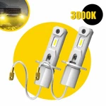 Auxito Yellow H3 Led Fog Headlight Bulbs Drl Lamp Conversion Kit 3000K 2PC. Fixed Price $23.74.