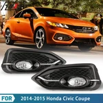 For 2014-2015 Honda Civic 2DR Coupe Front Fog Lights Bumper Lamps W/switch Bulbs. Fixed Price $78.99.