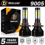 Pair 4-SIDES Led Headlight Kit 9005 HB3 H10 9140 9145 2400W 6000K 360000LM Bulbs. Fixed Price $16.98.
