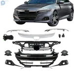 For Honda Accord 2021 22 2023 Upper Lower Grill+chrome Trim Covers+fog Light Set. Fixed Price $138.56.