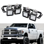 Led Pod Light Fog Lamps W/brackets Wires For 09-12 Dodge Ram 1500, 10+ 2500 3500. Fixed Price $144.09.