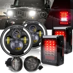7INCH Led Headlights & Turn Tail Kits For Jeep Wrangler Jku 2007-2018. Fixed Price $123.97.