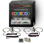 Rgb Angel Eye Led Halo Kit With Ir Remote For 05-11 Lincoln Town Car Headlights. Fixed Price $199.00.