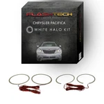 White Angel Eye Led Halo Kit For 06-09 Chrysler Pacifica Headlights. Fixed Price $104.30.