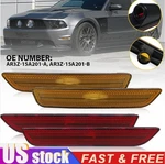 2010-2014 Ford Mustang Rear Led Front Bumper Side Light Marker Housings 4X. Fixed Price $22.99.