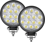 Zmoon Led Round Light Bar 2PCS 4.5" 28W 2800LM 4.5IN. Fixed Price $31.99.