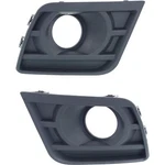Fog Light Trim Set For 2014-2015 Chevy Camaro Left And Right Textured Black 2PC. Fixed Price $31.67.