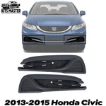 Front Fog Light Cover Set For 2013-2015 Honda Civic Sedan HO1039113 HO1038113. Fixed Price $41.40.