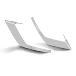 Fit For 19-22 Volvo S60 V60 Left & Right Side Front Lower Bumper Trims Silver. Fixed Price $21.15.