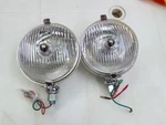 Lucas New Chrome Fog Lights Mini Mg Rolls Royce Jaguar Austin. Fixed Price $670.00.