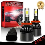 Protekz H4 HB2 9003 50W Led Headlight Kit Lights Lamps Bulb Hi/lo Beam 8000LM. Fixed Price $30.17.