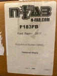 N-fab Lbm Bumper Mounts Fits 2017 Ford Raptor Tex. Black F183FB. Fixed Price $119.00.