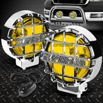 6"ROUND Chrome Housing Yellow Fog Light/offroad Super 4X4 Guard Work Lamp+switch. Fixed Price $42.88.