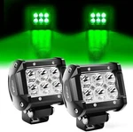 Nilight 4" Led Pod Green Spot Driving Fog 2PCS 18W Off Road. Fixed Price $23.99.